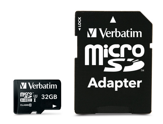 Carte MicroSDHC Pro 32 Go, classe UHS 10 