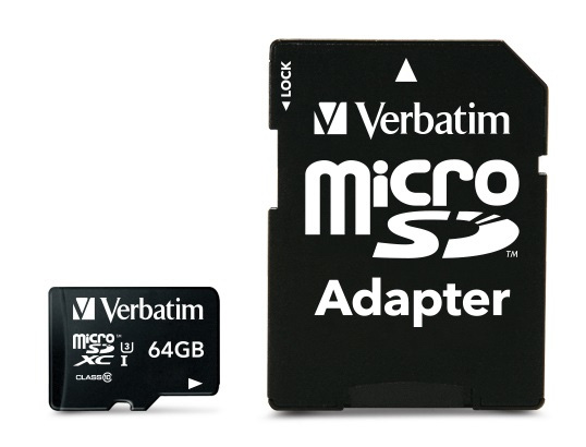 Carte MicroSDXC Pro 64 Go, UHS Classe 10 