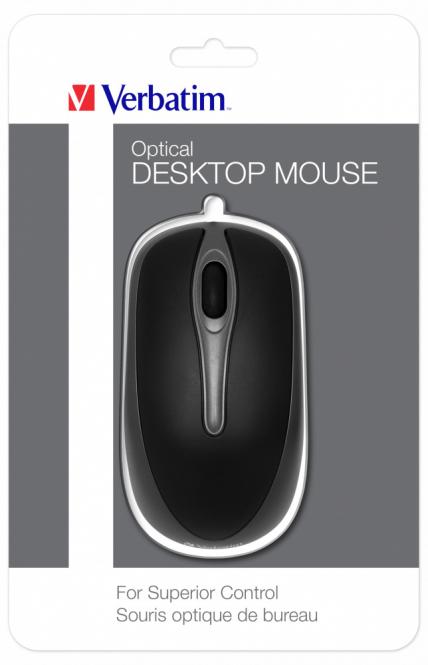 Souris 49019 Office ambidextre, USB Type-A, optique, 1 000 DPI 