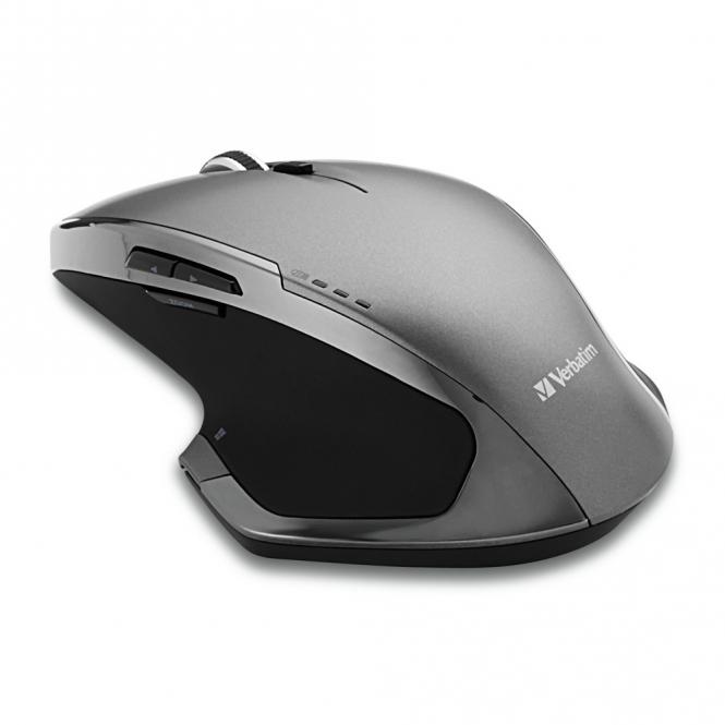 Drahtlose Maus mit 8 Tasten und blauer LED-Beleuchtung 