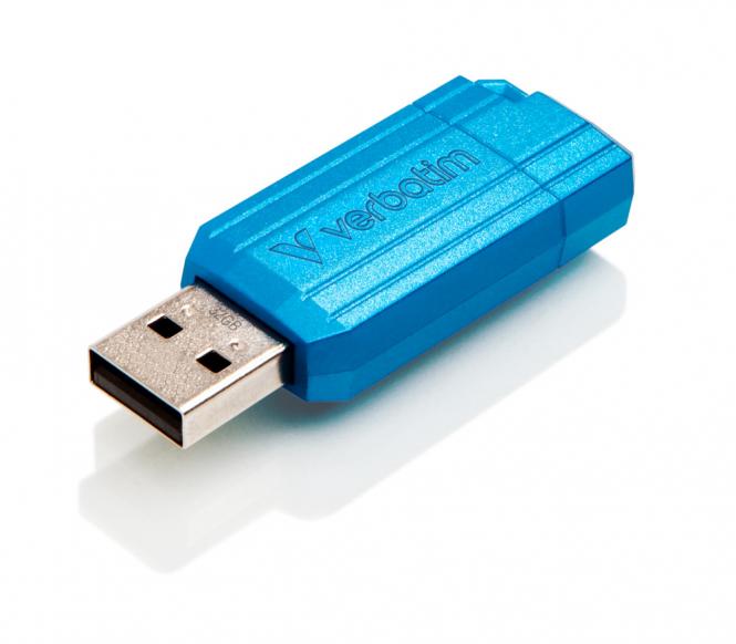 PinStripe - Clé USB 32 Go - Bleu des Caraïbes 