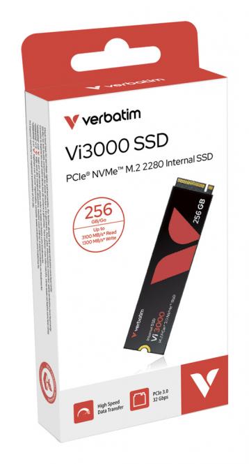 Disque SSD Vi3000 PCIe NVMe M.2 de 256 Go 