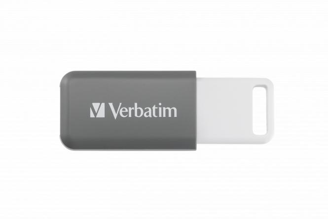 Clé USB V DataBar 128 Go, connecteur USB Type-A 2.0, gris 