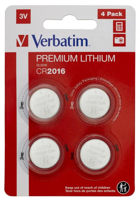CR2016 Pile jetable au lithium 