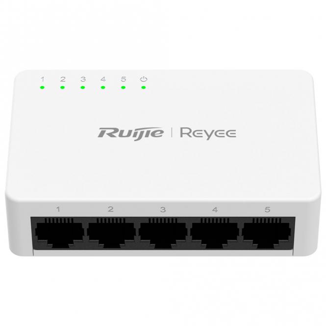 Desktop-Switch, Kunststoffgehäuse, 5 RJ45-Anschlüsse 