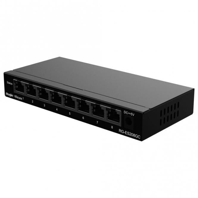 Switch Cloud 2, 8 RJ45-Gigabit-Ports, Portgeschwindigkeit 10/100/1000Mbit/s 
