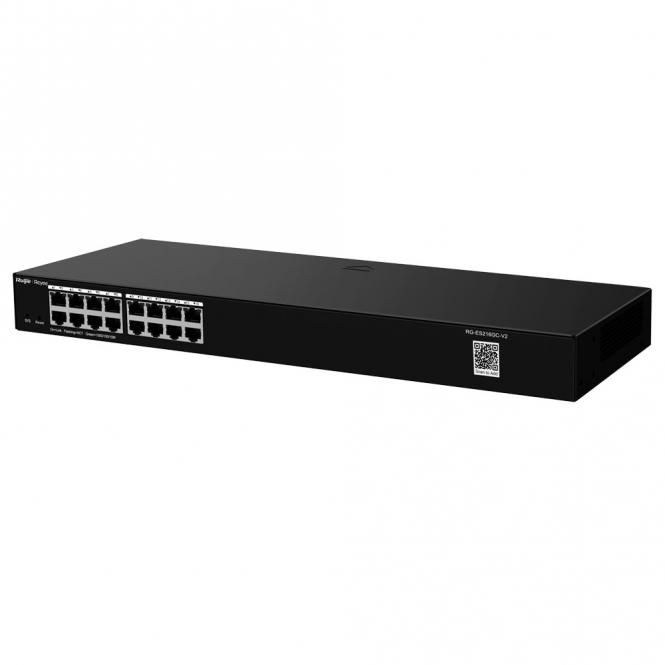 Switch Cloud, 16 RJ45-Gigabit-Ports, Portgeschwindigkeit 10/100/1000Mbit/s 