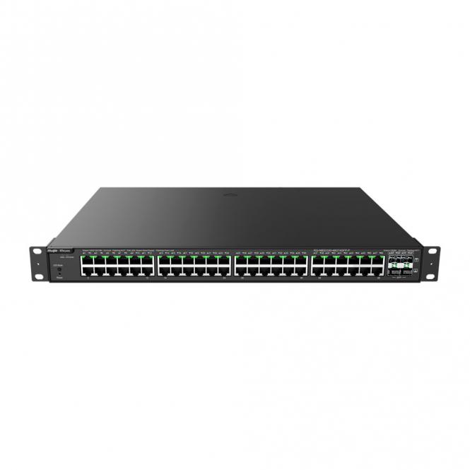 Commutateur PoE Cloud Layer 2, 48 ports Gigabit PoE + 4 ports Gigabit SFP, 30W par port 802.3af/at 