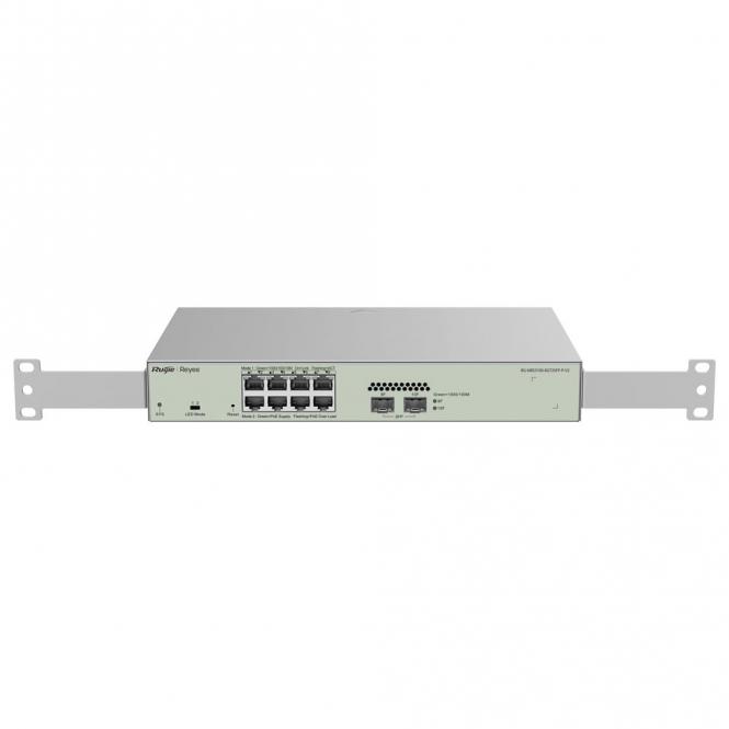 Commutateur PoE Cloud Layer 2, 8 ports Gigabit PoE+ + 2 ports Gigabit SFP, 30W par port 802.3af/at 