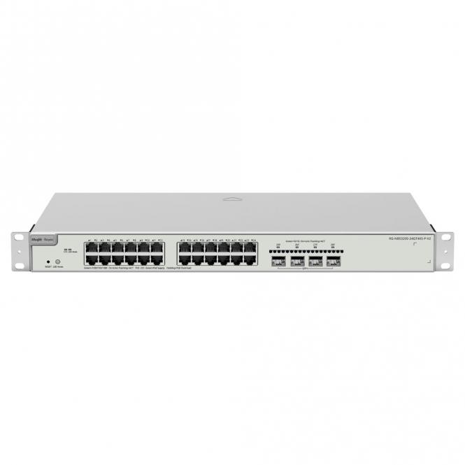 PoE Cloud Layer 2+ Switch, 24 Gigabit+ PoE-Ports + 4 10 Gbps SFP+, 30W pro Port 802.3af/at 