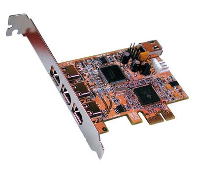 Ramirez DATA WebShop  Carte PCI Express x1, FireWire IEEE1394