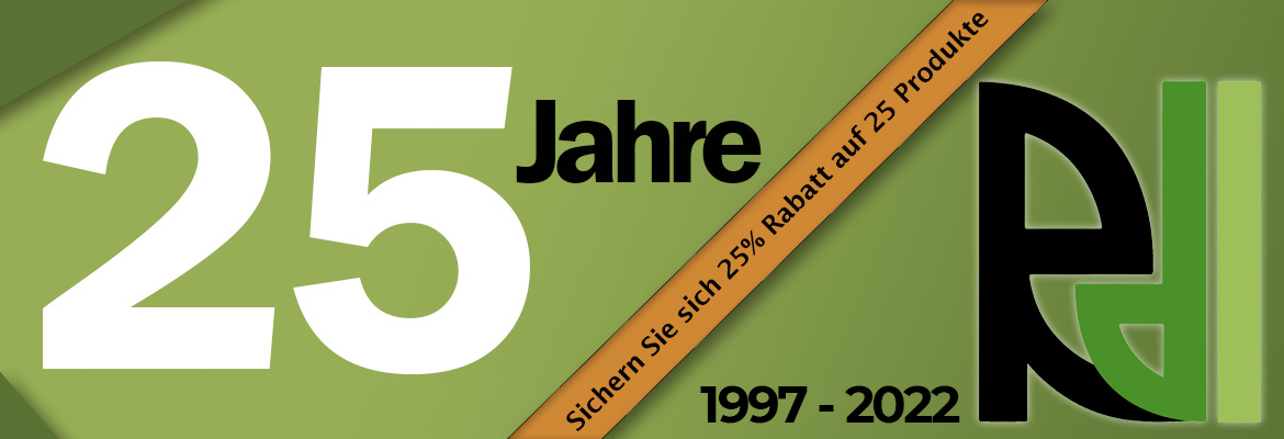 Banner 01 - Jubiläum, 25 Jahre Ramirez DATA